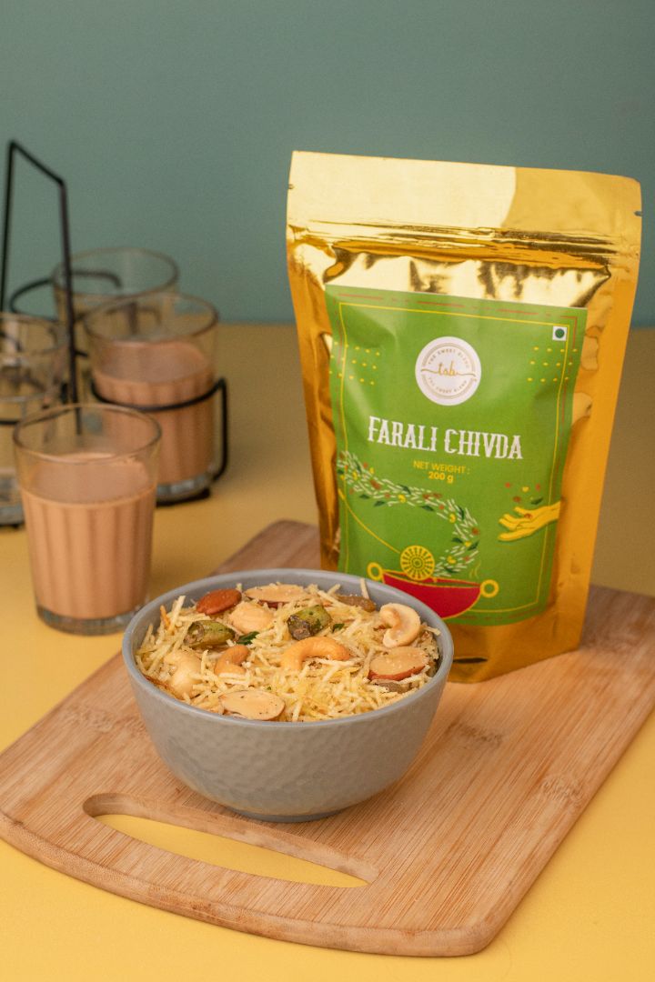 Farali chivda pack of 200 grams evening snack by The Sweet Blend
