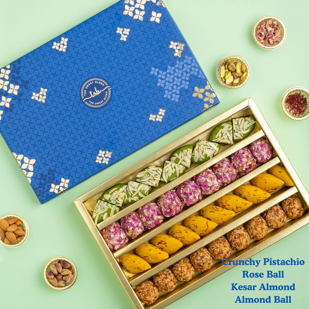 Exotic mithai diwali gift box by The Sweet Blend