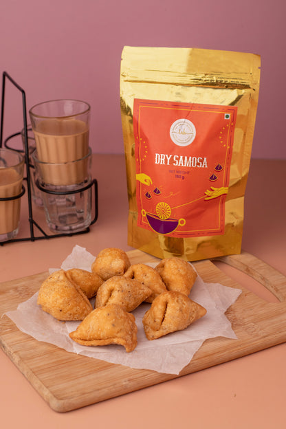 Evening snacks for kids Dry samosa packet by The Sweet Blend